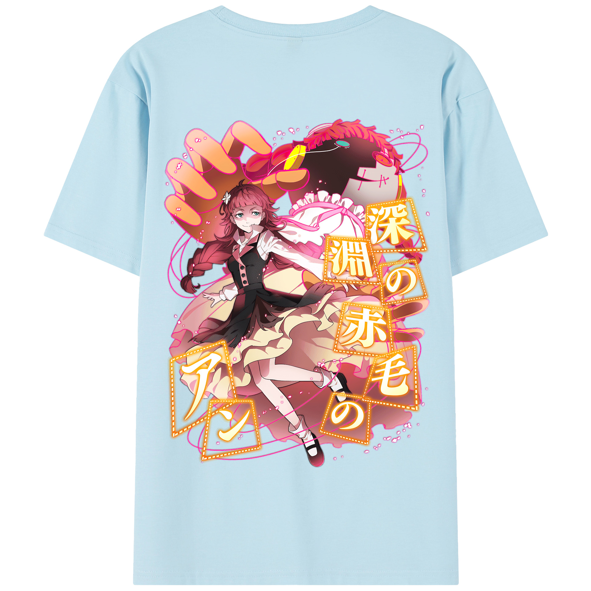 （画像用） 文豪ストレイドッグス Bungo Stray Dogs 綿100％半袖Tシャツ（背面プリント）